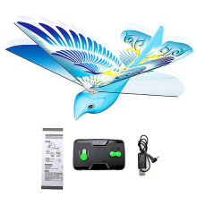 Outdoor 2.4ghz Flying Pigeon Sturdy Rc Bird Kids Toy Usb Rechargeable With Light