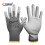 (Grey 12 Pairs) 12 Pairs PU Thin Work Safety Gloves, Multi-Function, Light-Weight, Anti-Slip, 1
