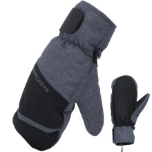 (L, Crimson) Ski Gloves Women Warm Winter Waterproof Skiing Snowboard Gloves Snowmobile