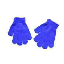 (Blue) For 7-11 years old kids boys girls winter cold and warm gloves children