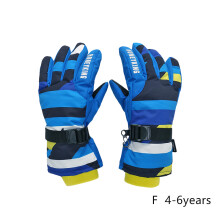 (F S 4-6Y) Kids Winter Ski Gloves Waterproof Warm Padded Mitten For Girls Boys Outdoor