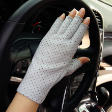 (One Size, B86 Gray) Female Sports Fitness Cycling Sunscreen Touch Screen Long Full Finger
