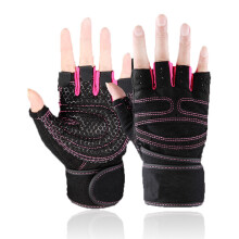 (Pink) Weight Lifting Fitness Gloves for Men and Women Gym Cycling Yoga Bodybuilding