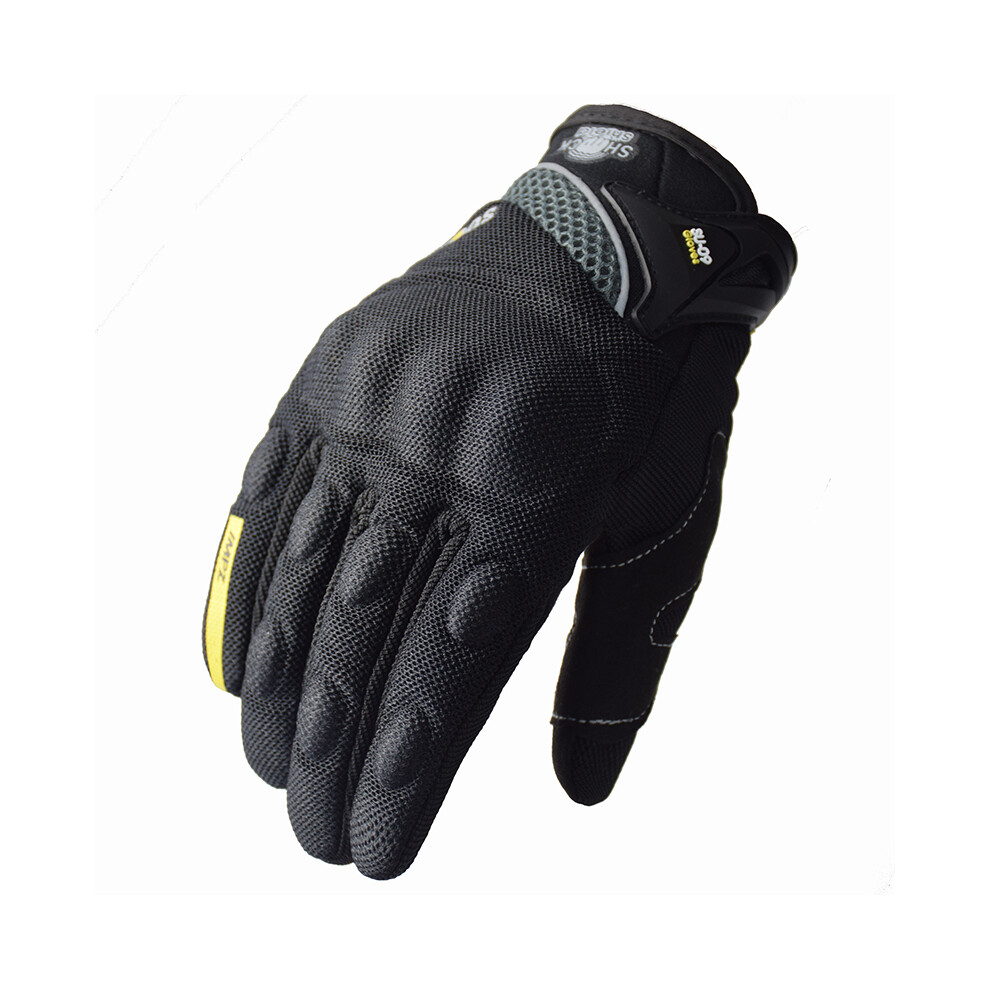 (Xxl, Su09-) Gloves Motorcyclist Summer Motorcycle Gloves Men Women Mesh Motocross Black 9077354887244