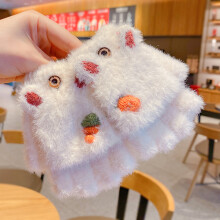 (0-8 years old, 2325-A1 (2-8 Years)) 0-10 Years Old Winter Children Girls Soft Half Finger Cover Animal Warm