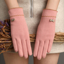 (One Size, 14) New Women Keep Warm Touch Screen Plus Velvet Inside Thicken Windproof