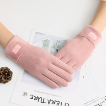 (One Size, 5) New Women Keep Warm Touch Screen Plus Velvet Inside Thicken Windproof