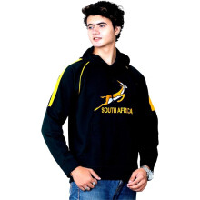(Black, XXL) South Africa Rugby Unisex Full Sleeve Hoodies