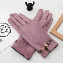 (One Size, Light Purple) KayCrowne New Urban Style Grace Lady Glove Women Winter Elegant Touch