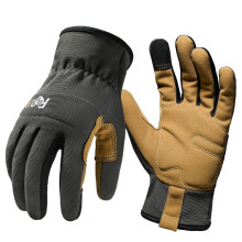 (L, Olive Green) High Performance Multi-Purpose Light Duty Work Gloves For Men&Women Breathable