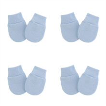 (4 Pairs-LB) 4 Pair/set Simple Cute Baby Knitting Mitten Newborn Anti-eat Hand Anti-Grab