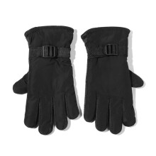 (Black-8-13 years old) 2023 Fashion Children Adult Winter Snow Warm Gloves Boy Girls Ski Snowboard