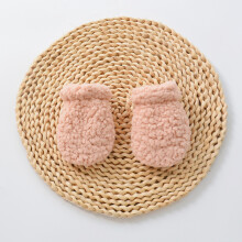 (2) Newborn Mittens Fleece Winter Gloves For Kids Full Finger Hand Warmer