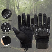 (xL, A03 Black) Touch Screen Tactical Gloves Army Military Gym Men Paintball Airsoft Shooting
