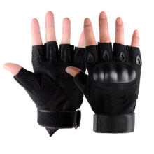 (xL, C03 Black) Touch Screen Tactical Gloves Army Military Gym Men Paintball Airsoft Shooting