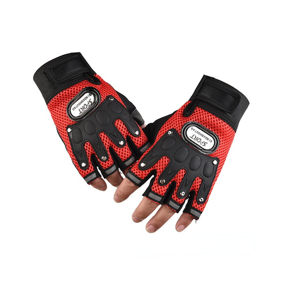 (1) Cycling Gloves Motorcycle Bike Fitness Gloves Tactics Half Finger Black 9077354808393