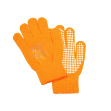 (S, O) 1 Pair Children Gloves Non-slip Rubber Winter Warm Stretch Gloves Boys