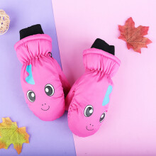 (16) Kids Winter Warm Gloves Windproof for Children Boys Girls Outdoor Gloves