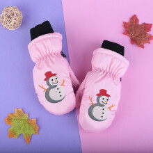 (5) Kids Winter Warm Gloves Windproof for Children Boys Girls Outdoor Gloves