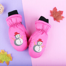 (7) Kids Winter Warm Gloves Windproof for Children Boys Girls Outdoor Gloves