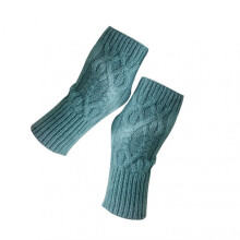 (4) Winter Girl Knitted Gloves Keep Warm Full-finger Durable Various Colors