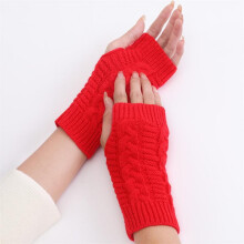 (A01) Winter Girl Knitted Gloves Keep Warm Full-finger Durable Various Colors