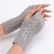 (A06) Winter Girl Knitted Gloves Keep Warm Full-finger Durable Various Colors