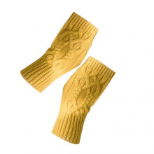 (8) Winter Girl Knitted Gloves Keep Warm Full-finger Durable Various Colors