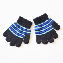 (2) 1-5 Years Old Kids Gloves Winter Warm Open-palm Knitted Gloves For Girls