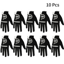 (Size 22-S, 10 pcs Right Hand) 1 Pcs Men's Golf Glove Left Hand Right Hand Micro Soft Fiber Breathable