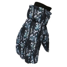 (for M 4 to 8 years, Black Blue) New Children Winter Snow Warm Gloves Boys Girls Ski Snowboard Windproof