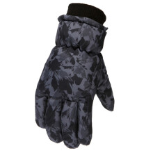 (for M 4 to 8 years, Black Gray) New Children Winter Snow Warm Gloves Boys Girls Ski Snowboard Windproof