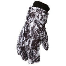 (for M 4 to 8 years, Black White) New Children Winter Snow Warm Gloves Boys Girls Ski Snowboard Windproof