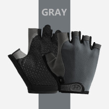 (M, Style2 Grey) Dumbbell Gloves for Men Women Weightlifting Crossfit Bodybuilding Workout