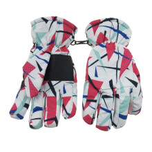 (23cm, C) New Windproof Warm Ski Gloves Winter Outdoor Kids Snow Skating Snowboarding
