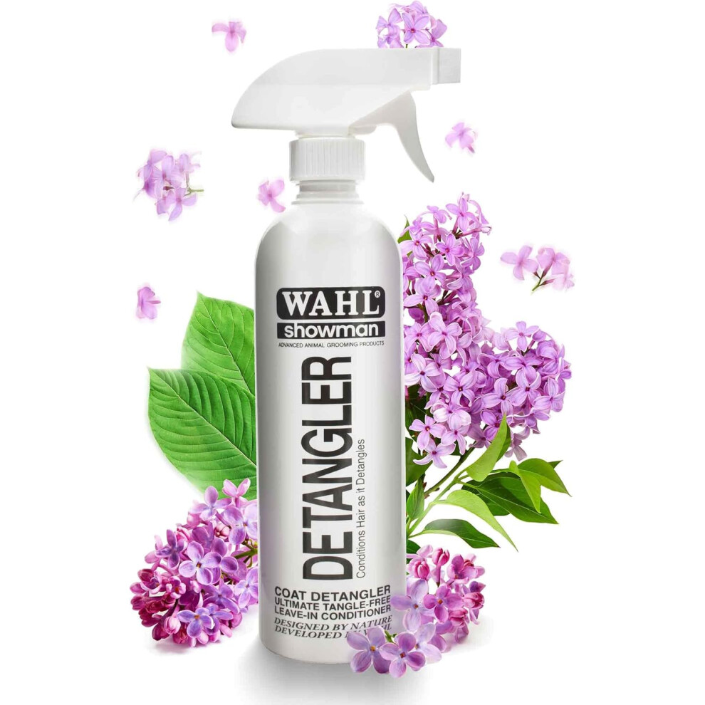 WAHL Dog Detangler Spray, 500 ml, Dematting & Detangling Spray, Leaves Hair Tangle Free, Grooming Pets at Home