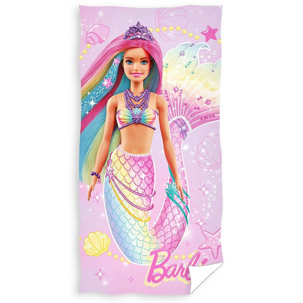 Barbie Mermaid Towel Official Licensed Product