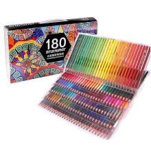 180 Professional Watercolour Pencils, Numbered, Soluble, Unique Watercolour Pencil Pack For Adult
