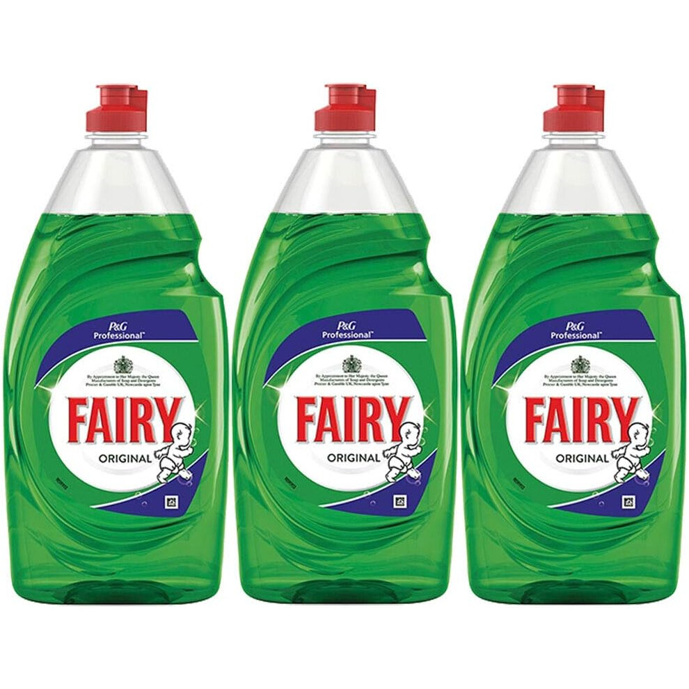 Fairy Original Washing Up Liquid 3 X 900Ml