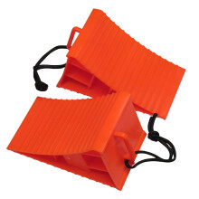 (Set of 2) Wheel Chock Tyre Brake Stoppers with Handle