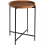 Walnut Side Table with Removable Tray - Coffee Table for Living Room 2