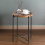 Walnut Side Table with Removable Tray - Coffee Table for Living Room 4