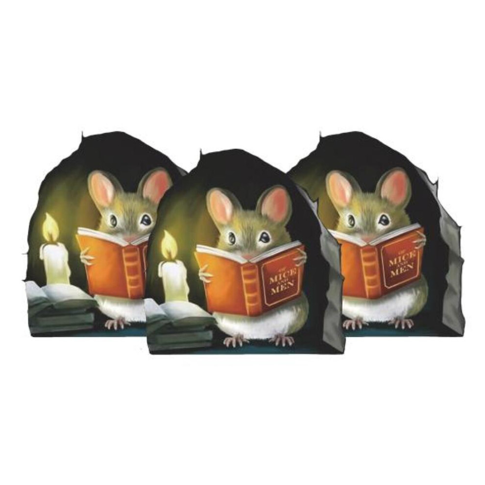 3Pcs Funny Wall Decal Self-adhesive 3D Art Murals Corner Sticker