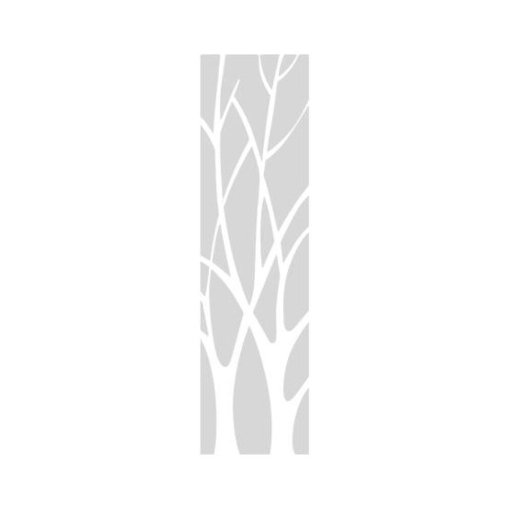 1 Set Tree Pattern Mirror Wall Stickers Smooth Surface Acrylic