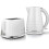 Tower Tower Solitaire Kettle & 2 Slice Toaster Matching Kitchen Set (White) 1