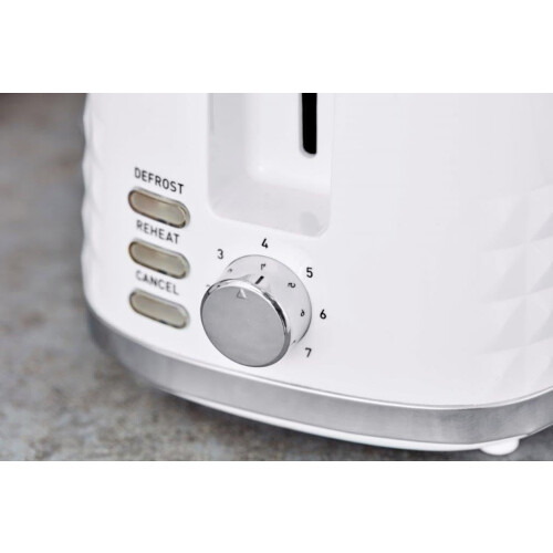 Tower Tower Solitaire Kettle & 2 Slice Toaster Matching Kitchen Set (White) 1