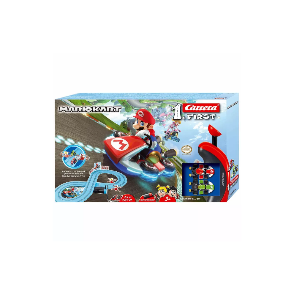 Mario Kart Carrera Remote Control Car Track - Mario vs Yoshi Race Set