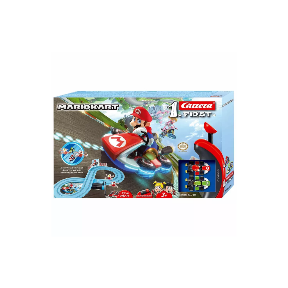 Dylex Mario Kart Carrera Remote Control Car Track - Mario Vs Yoshi Race Set