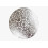 6 Placemats Set Christmas Metallic Silver Round Festive Xmas Table 4