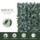 Outsunny Outsunny Artificial Leaf Hedge Privacy Screen Roll Garden Fence Panel 1m x 2.4m 3